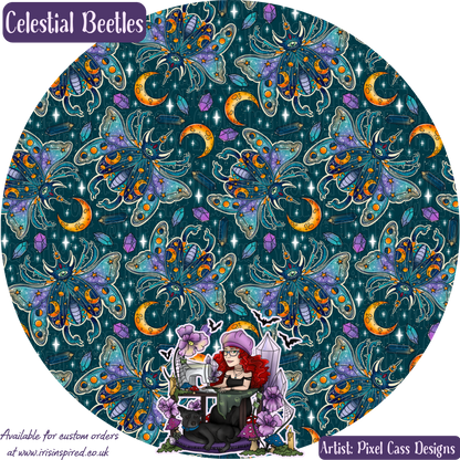 Celestial Beetle Bag Charm/ Keyring (3for2)