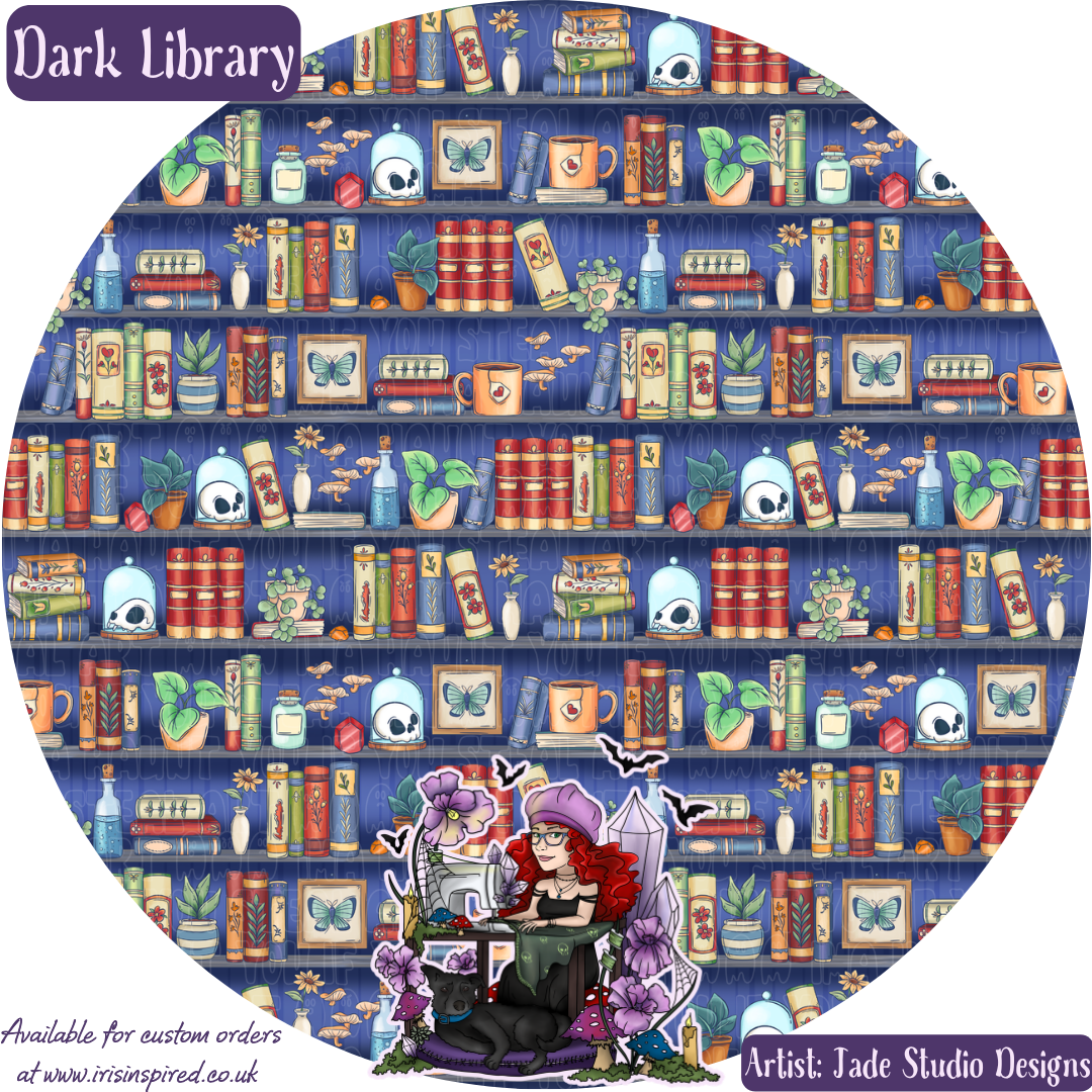 Dark Library Bag Charm/ Keyring (3for2)