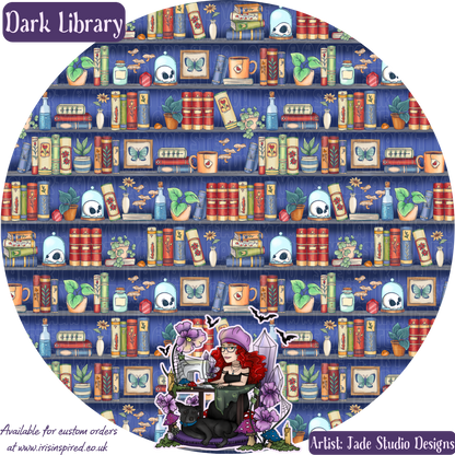 Dark Library Bag Charm/ Keyring (3for2)