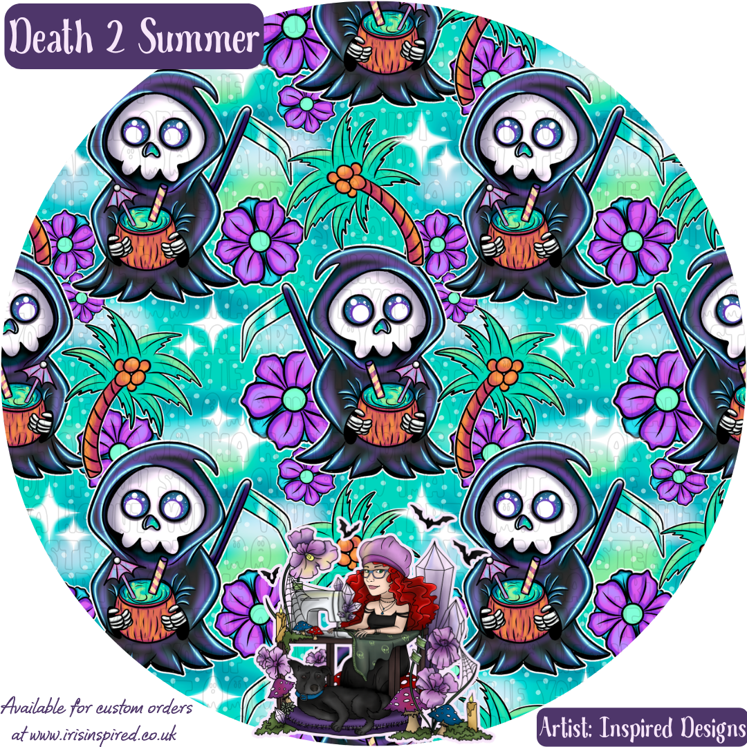 Death 2 Summer Classic Style Glasses Case