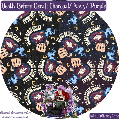 Death Before Decaf Bag Charm/ Keyring (3for2)
