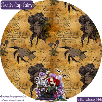 Death Cap Fairy Claw Clip