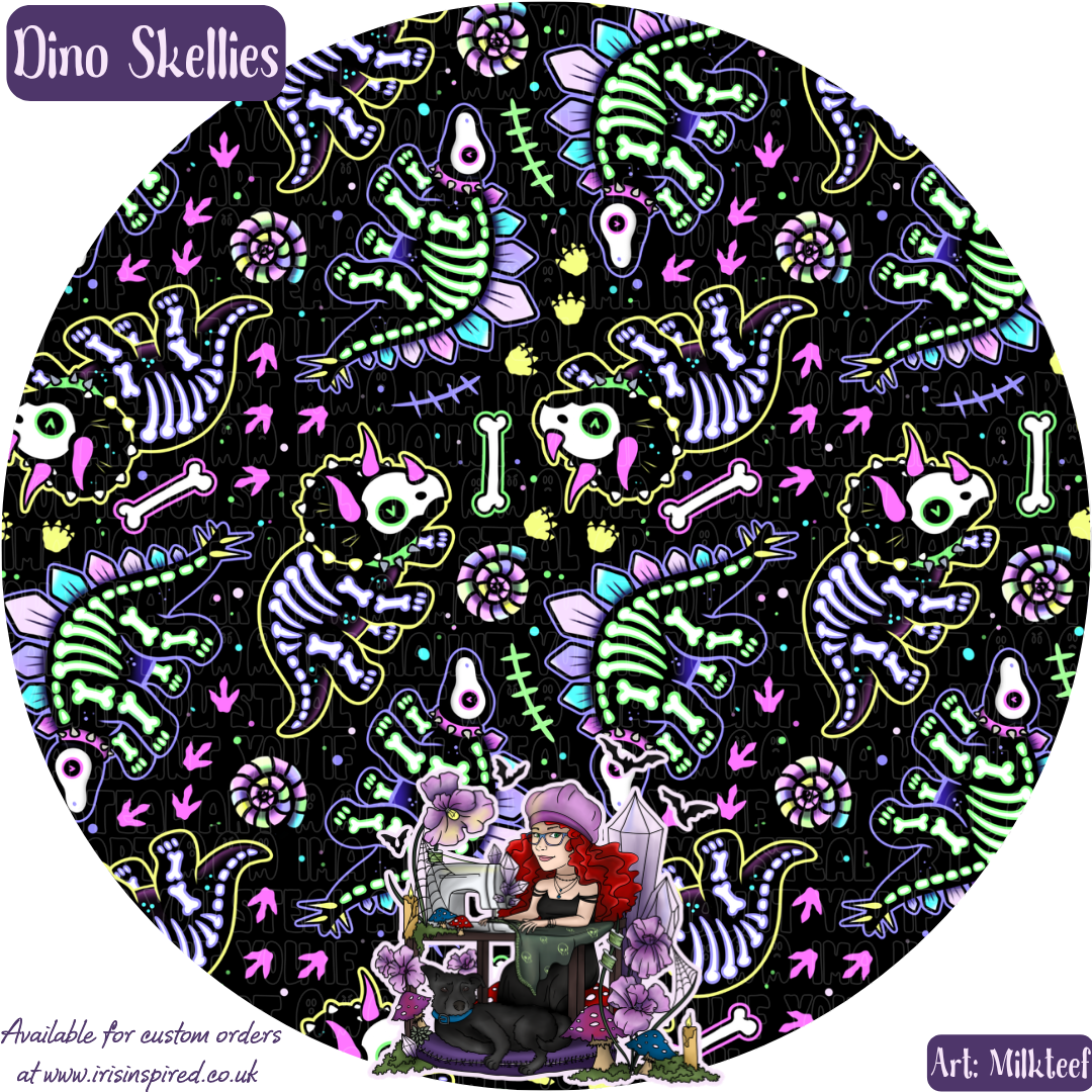 Dino Skellies Hand Cream Keyring