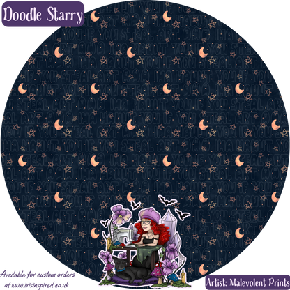 Doodle Starry Bag Charm/ Keyring (3for2)