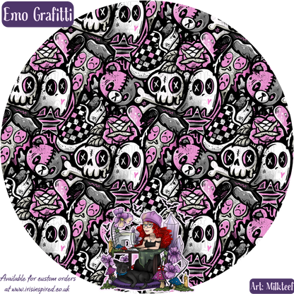 Emo Graffiti Hand Cream Keyring