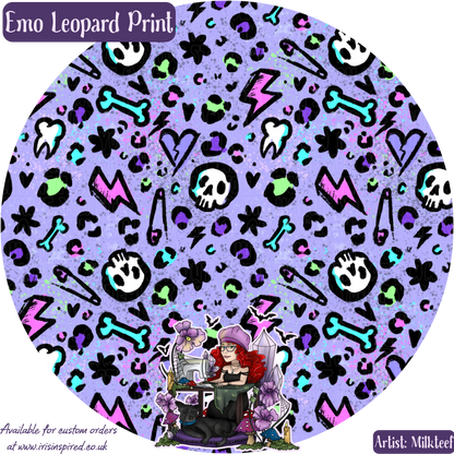 Emo Leopard Print Phone Sling