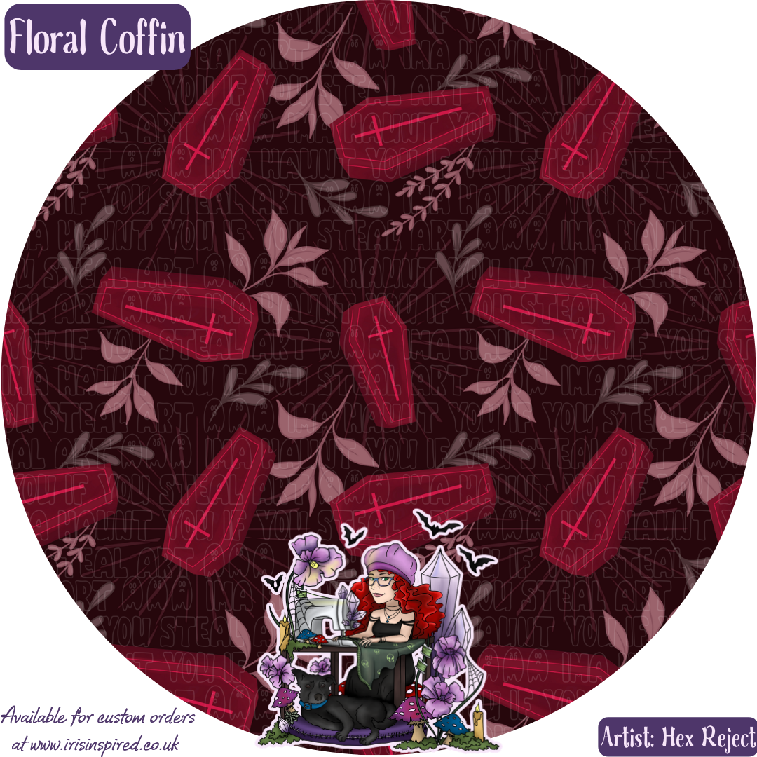 Floral Coffin Glasses Cleaner