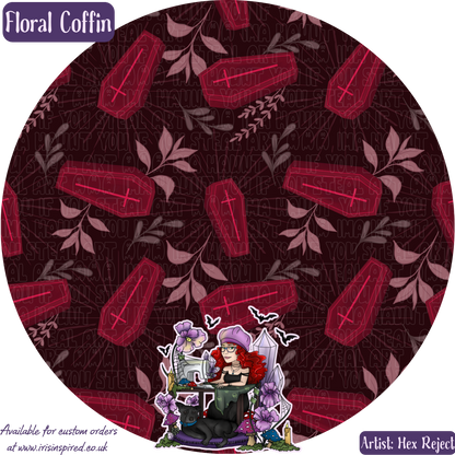 Floral Coffin Glasses Cleaner