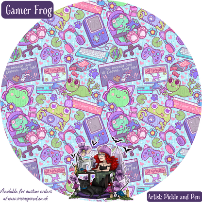 Gamer Frog Bag Charm/ Keyring (3for2)