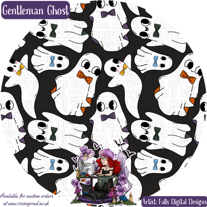 Gentleman Ghost Medium Dog Collar