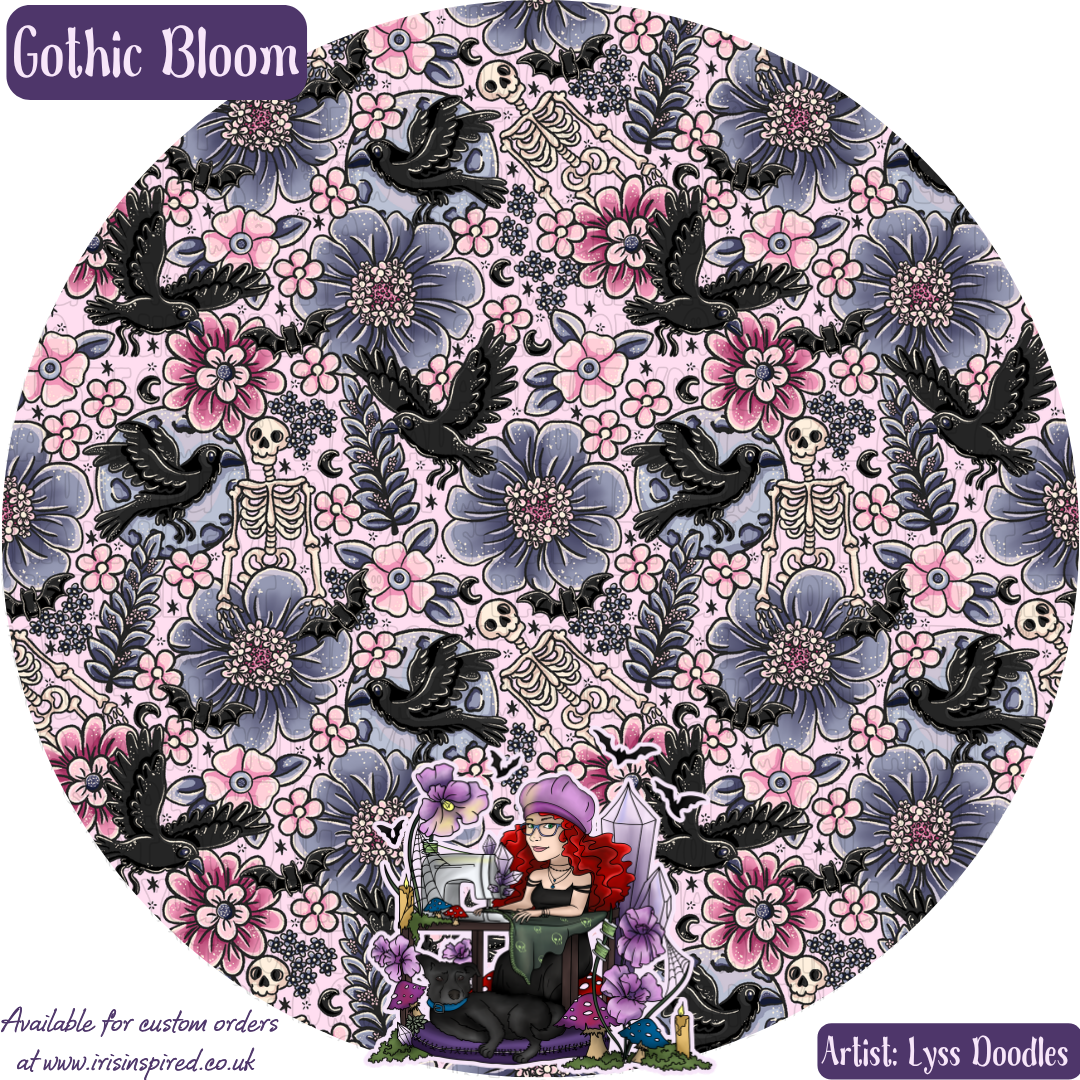 Gothic Bloom Claw Clip