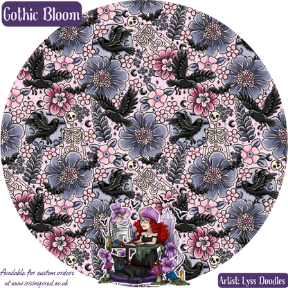 Gothic Bloom Claw Clip