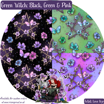 Green Witch Claw Clip