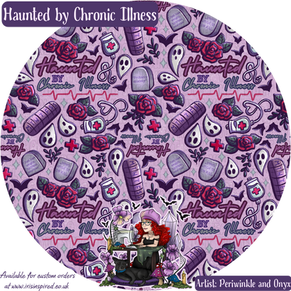Haunted By Chronic Illness Folding Shopping Bag