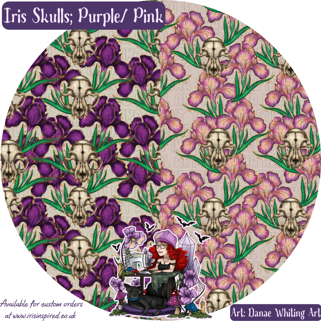 Iris Skulls Lip Balm Cozy
