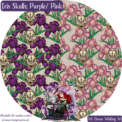 Iris Skulls Lip Balm Cozy