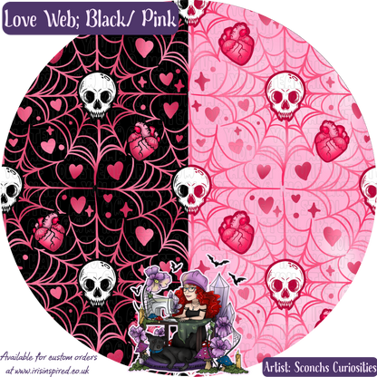 Love Web Small Claw Clip