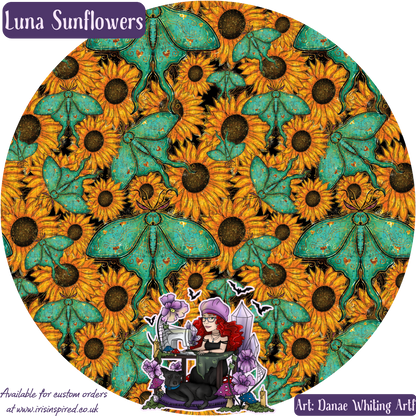 Luna Sunflowers Bag Charm/ Keyring (3for2)