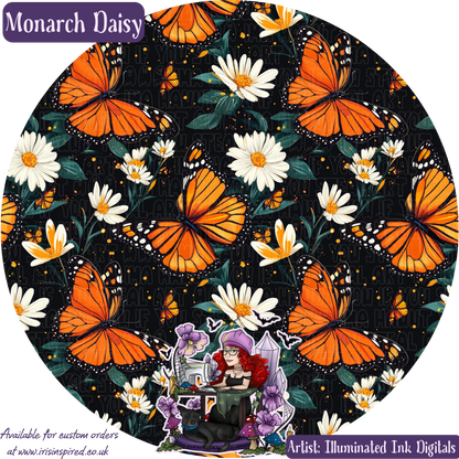 Monarch Daisy Claw Clip