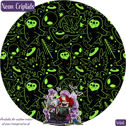 Neon Cryptid Phone Grip