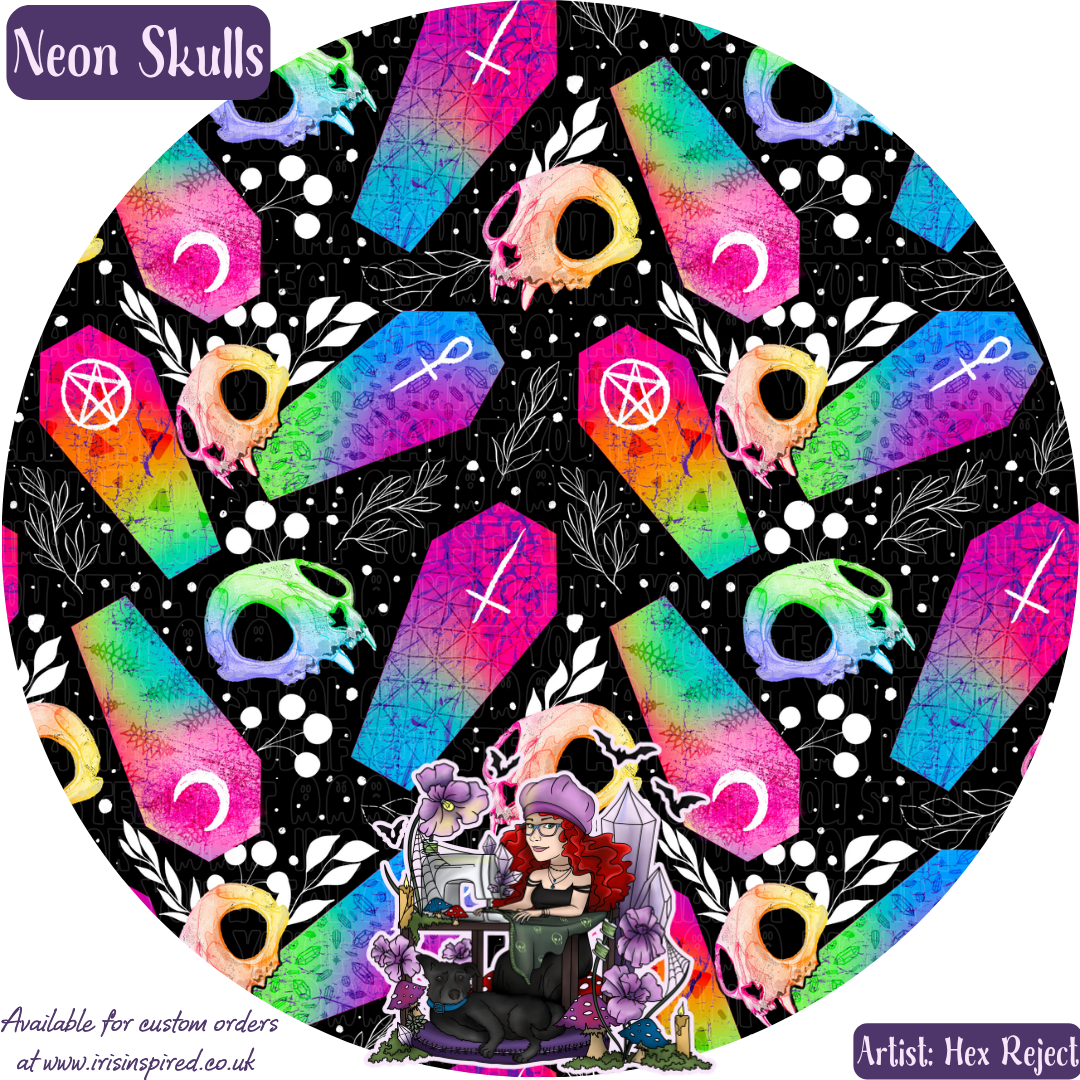 Neon Skulls Pen