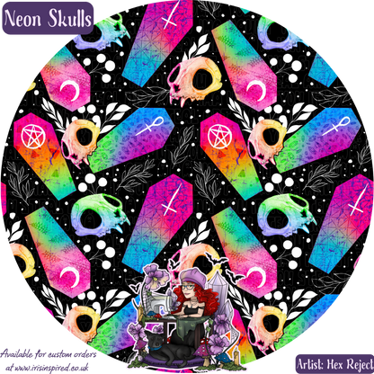Neon Skulls Pen