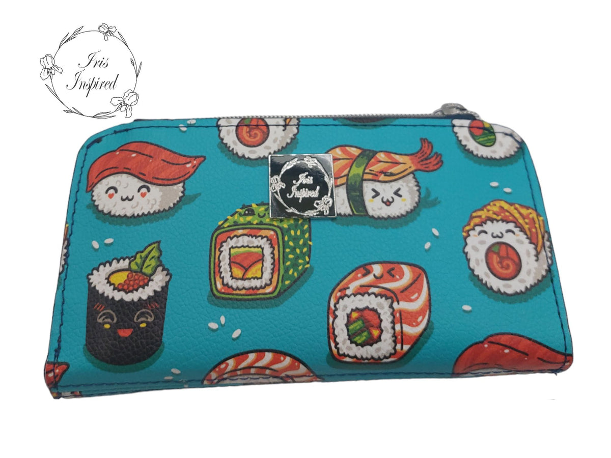 Happy Sushi Bifold Purse