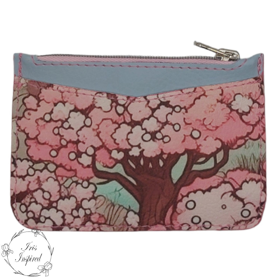 Cherry Blossom Pocket Card Holder