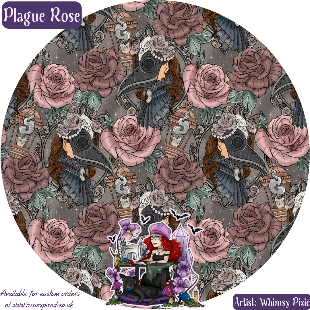 Plague Roses Claw Clip