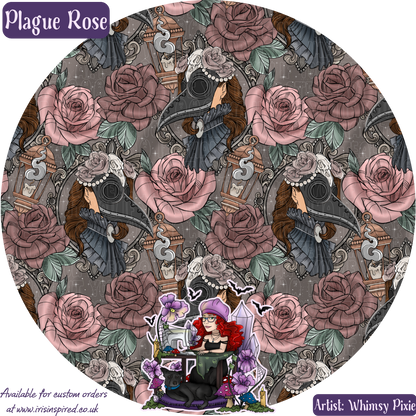 Plague Roses Claw Clip