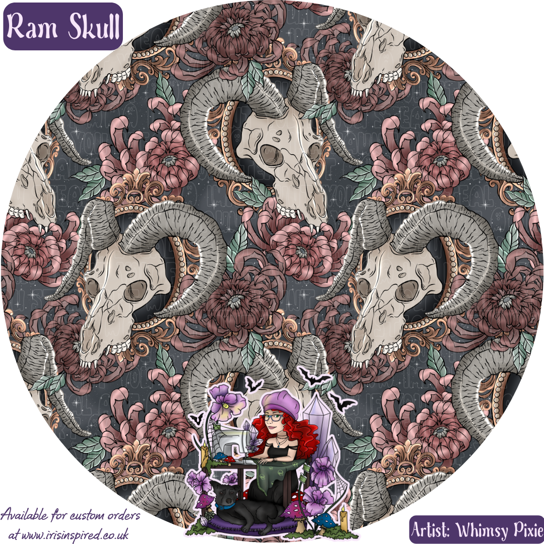 Ram Skulls Bag Charm/ Keyring (3for2)