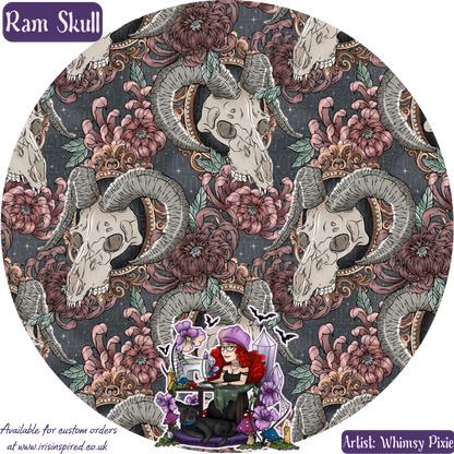 Ram Skulls Bag Charm/ Keyring (3for2)