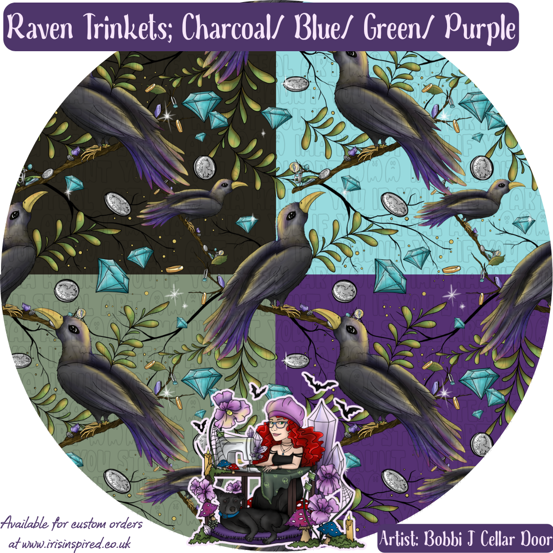 Raven Trinkets Pop Up Fan