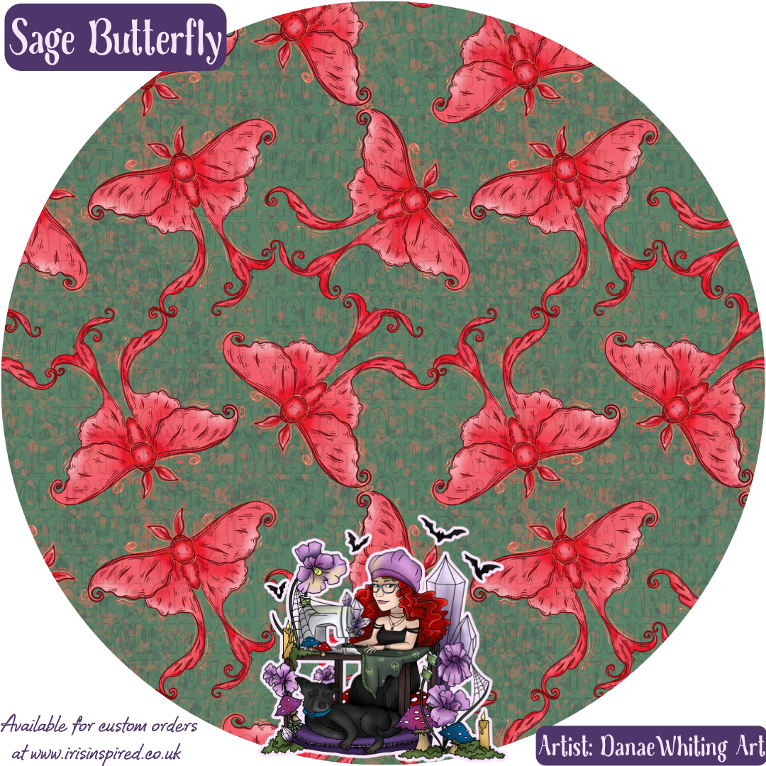 Sage Butterfly Glasses Cleaner