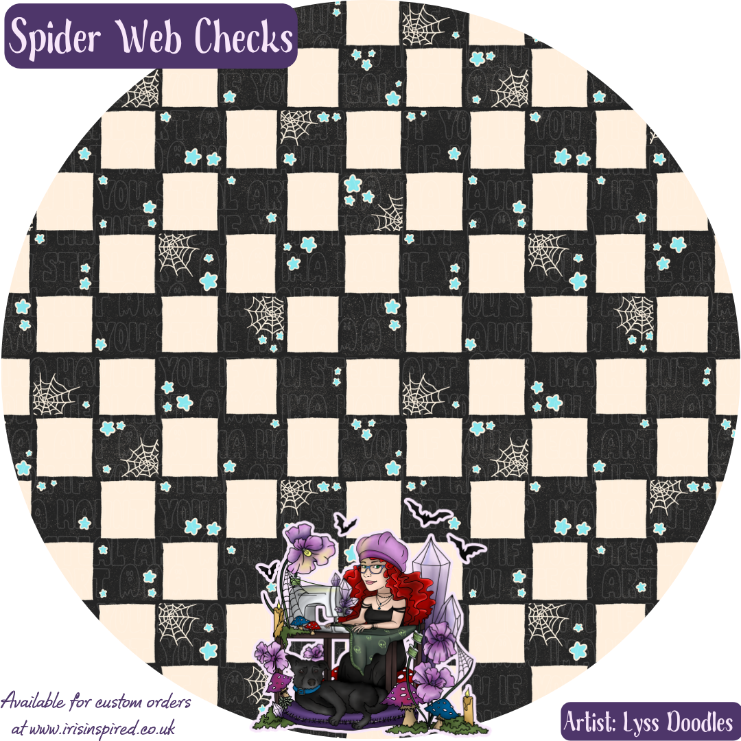 Spider Web Check Claw Clip