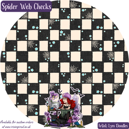 Spider Web Check Claw Clip