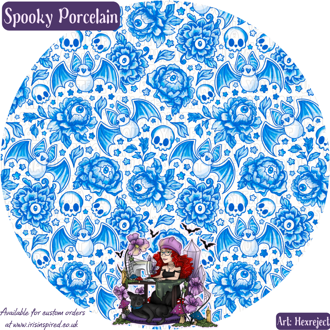 Spooky Porcelain Hand Cream Keyring