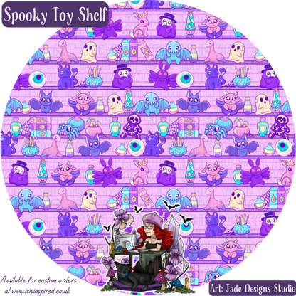 Spooky Toy Shelf Glasses Cleaner