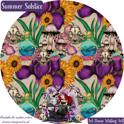 Summer Solstice Pop Up Fan