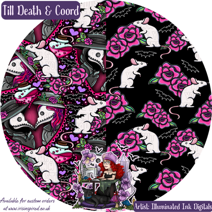 Till Death Bag Charm/ Keyring (3for2)